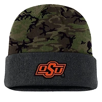 Bonnet en tricot à revers Nike Camo Oklahoma State Cowboys Military Appreciation pour homme