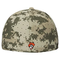 Men's Nike Digital Camo Oklahoma State Cowboys On-Field Baseball Performance Fitted Hat