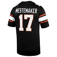 Maillot alternatif noir Nike Drew Mestemaker des Oklahoma State Cowboys pour homme