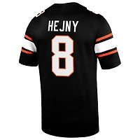 Men's Nike Hauss Hejny Black Oklahoma State Cowboys Alternate NIL Football Game Jersey