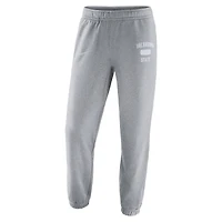 Men's Nike Heathered Gray Oklahoma State Cowboys Saturday Fleece Pants