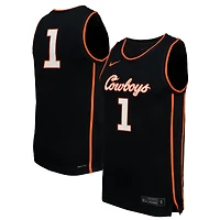 Men's Nike #1 Orange Oklahoma State Cowboys  Replica Basketball Jersey