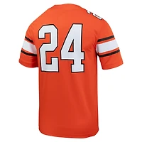Men's Nike #24 Orange Oklahoma State Cowboys Untouchable Football Jersey