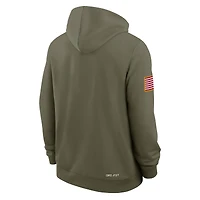 Men's Nike Olive Oklahoma State Cowboys 2025 Military Appreciation Dri-FIT Hoodie