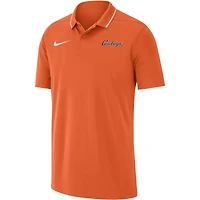 Polo performance entraîneurs Nike Oklahoma State Cowboys 2023 orange pour homme