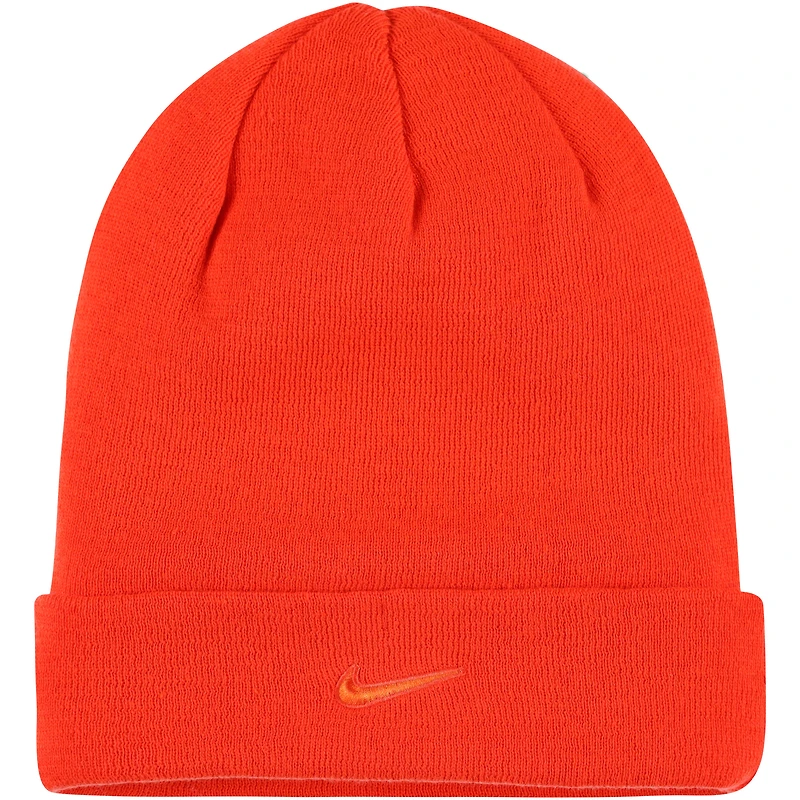 Bonnet en tricot à revers ton sur ton Nike Oklahoma State Cowboys orange pour homme