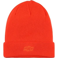 Bonnet en tricot à revers ton sur ton Nike Oklahoma State Cowboys orange pour homme