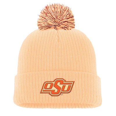 Men's Nike Orange Oklahoma State Cowboys Tonal Peak Cuffed Knit Hat with Pom
