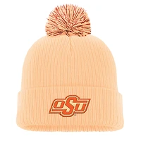 Men's Nike Orange Oklahoma State Cowboys Tonal Peak Cuffed Knit Hat with Pom