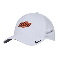 Casquette Nike blanche Oklahoma State Cowboys 2025 Performance Flex pour homme