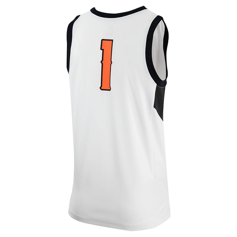 Maillot de basket-ball rétro réplique Nike des Oklahoma State Cowboys pour homme, blanc