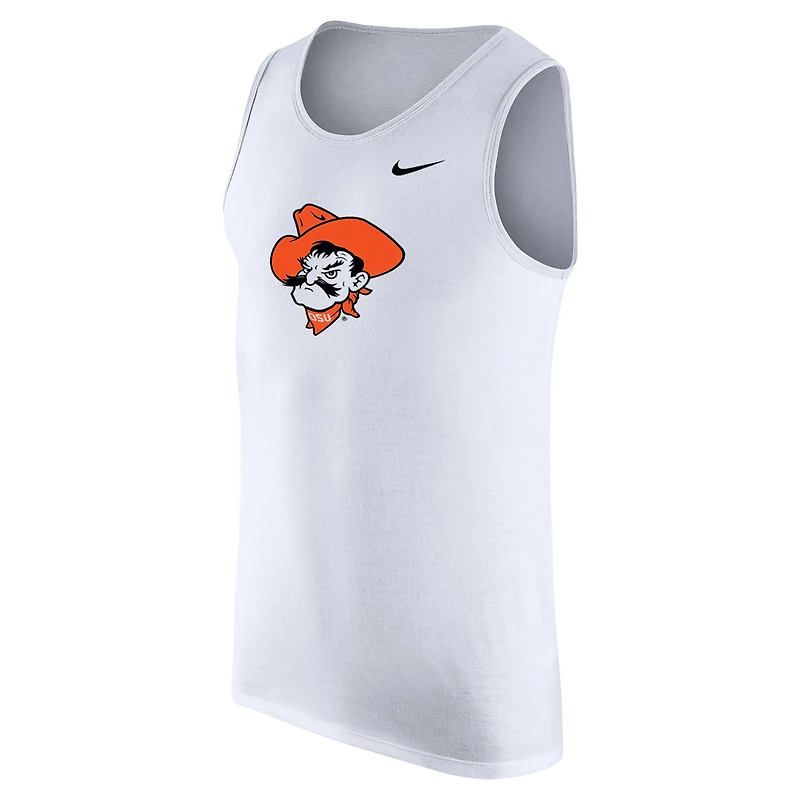 Débardeur Nike blanc pour hommes des Cowboys de l'Oklahoma State