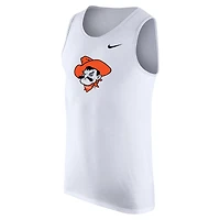 Débardeur Nike blanc pour hommes des Cowboys de l'Oklahoma State