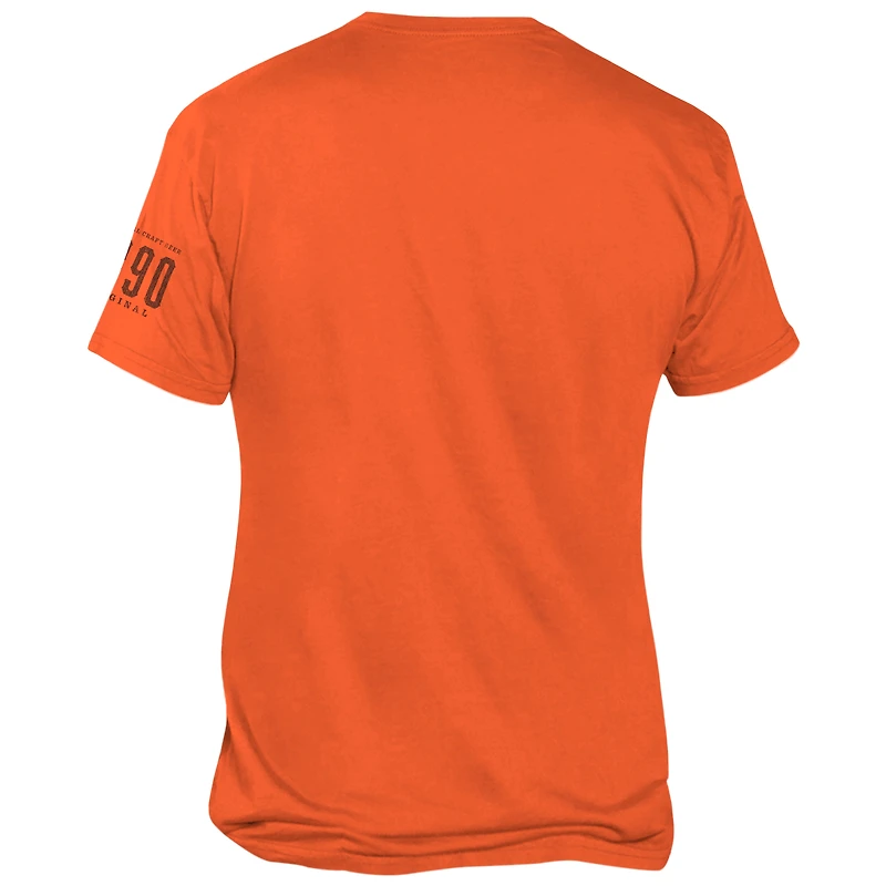 Men's Original Retro Brand Orange Oklahoma State Cowboys 1890 Drink Local T-Shirt
