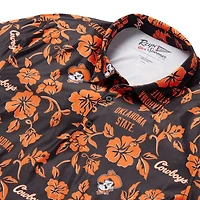 Polo de performance Reyn Spooner pour hommes, noir, Oklahoma State Cowboys