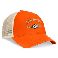 Men's Top of the World Orange Oklahoma State Cowboys Heritage Waylon Trucker Adjustable Hat