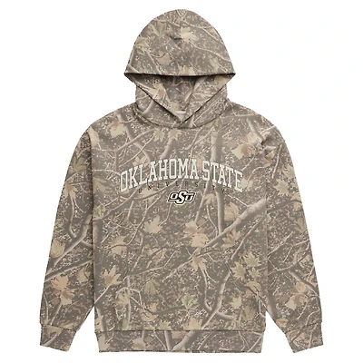 Men's Uscape Apparel  Camo Oklahoma State Cowboys Back Bay Fleece Hoodie