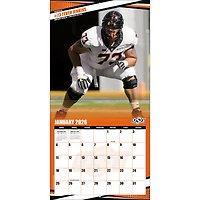Oklahoma State Cowboys 12” x 12” 2026 Team Wall Calendar
