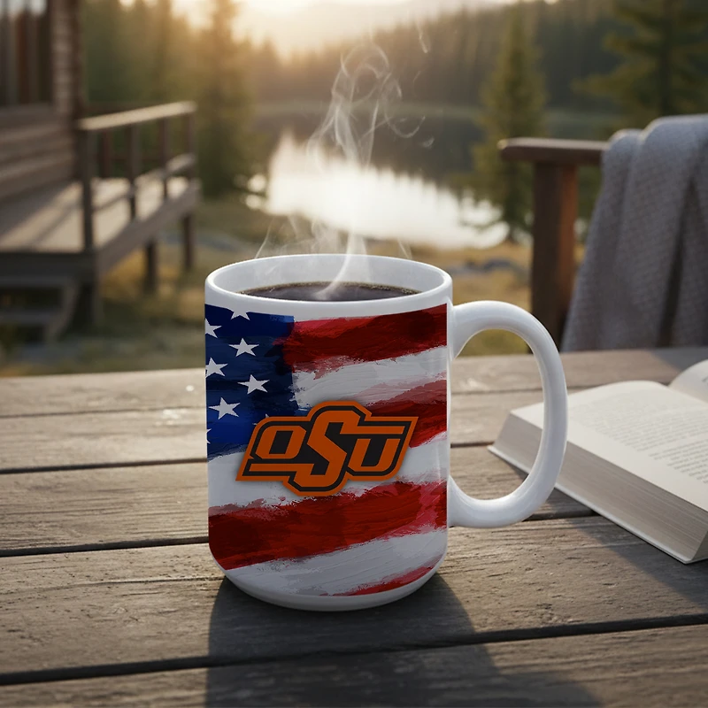 Oklahoma State Cowboys Two-Pack 15oz. Americana Mug Set