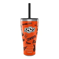 Gobelet Tervis Oklahoma State Cowboys 30 oz avec couvercle en paille