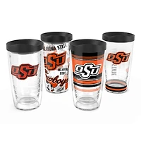 Tervis Oklahoma State Cowboys paquet de quatre 16oz. Ensemble de gobelets classiques