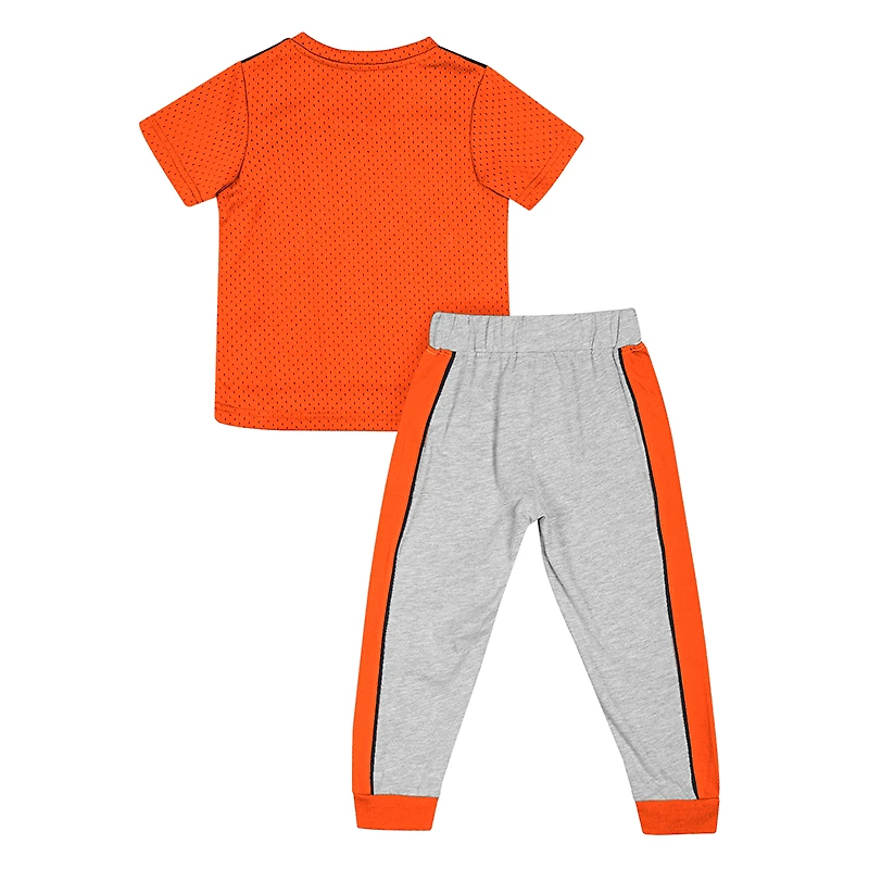 Toddler Colosseum Orange/Heather Gray Oklahoma State Cowboys Ka-Boot-It Jersey & Pants Set