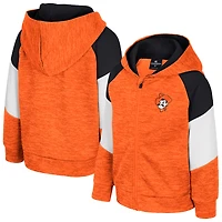 Sweat à capuche zippé Spirit Hollow orange Colosseum pour tout-petits, Oklahoma State Cowboys