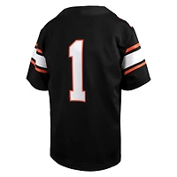 Maillot de jeu Nike #1 noir pour tout-petit des Cowboys l'Oklahoma State Untouchable