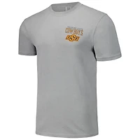 Unisex Gray Oklahoma State Cowboys Hyper Local Bull Ride T-Shirt