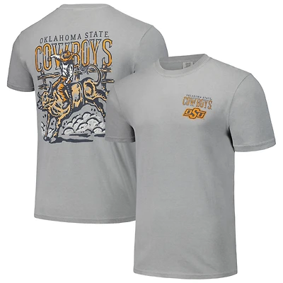 T-shirt unisexe gris Oklahoma State Cowboys Hyper Local Bull Ride
