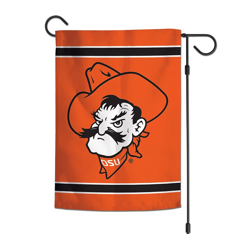 WinCraft Drapeau de jardin de l'équipe préférée des Cowboys de l'État d'Oklahoma 12'' x 18''