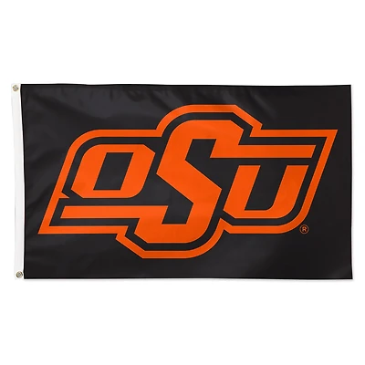 WinCraft Oklahoma State Cowboys 3' x 5' Drapeau simple face avec logo principal