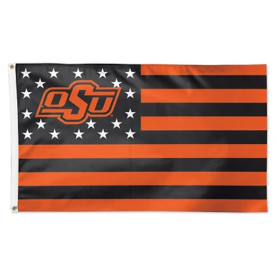 WinCraft Oklahoma State Cowboys 3' x 5' Single-Sided Deluxe Patriotic Americana Flag