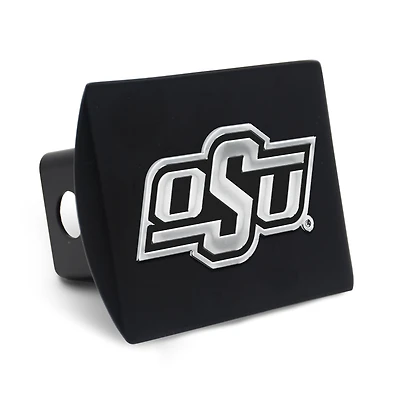 Cache-attelage WinCraft Oklahoma State Cowboys Premium en métal chromé avec logo