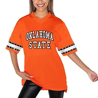 Women's Gameday Couture Orange Oklahoma State Cowboys Until Kickoff Rhinestone Fashion T-Shirt