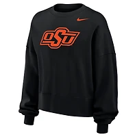 Women's Nike Black Oklahoma State Cowboys Phoenix Fleece Pullover Sweatshirt