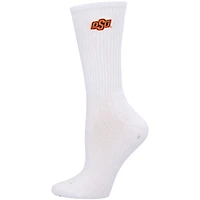 Women's ZooZatz Black/White Oklahoma State Cowboys 2-Pack Quarter-Length Socks