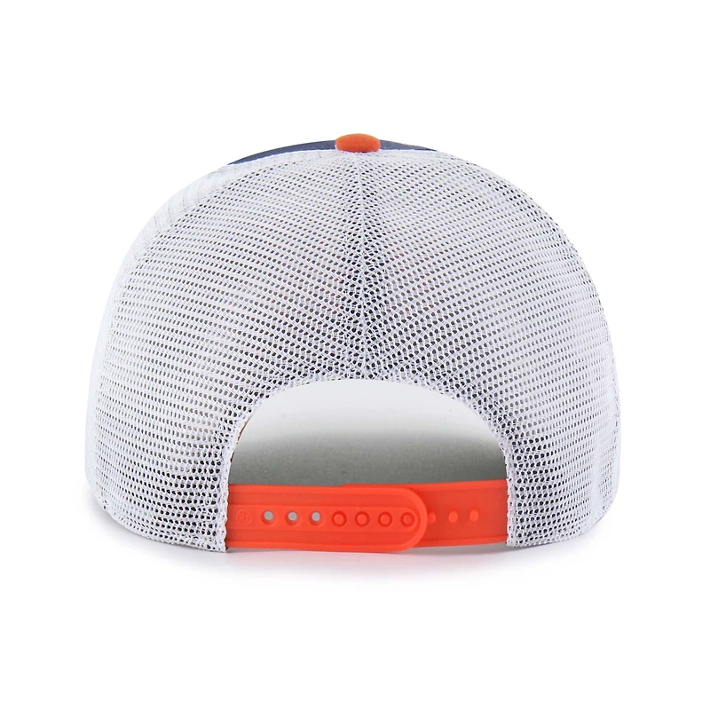 Casquette de camionneur ajustable Super Stripe Hitch noire/orange Oklahoma State Cowboys pour jeunes de 1947
