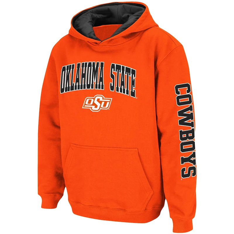 Sweat à capuche Colosseum Orange Oklahoma State Cowboys 2-Hit Team pour jeune