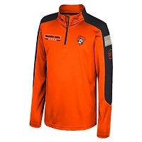 Youth Colosseum  Orange Oklahoma State Cowboys OHT Military Appreciation Cyclone Quarter-Zip Windshirt