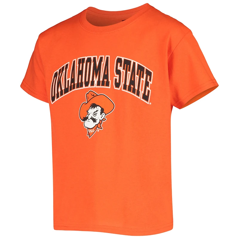 Youth Fanatics Orange Oklahoma State Cowboys Logo Campus T-Shirt