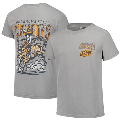 T-shirt gris pour jeunes Oklahoma State Cowboys Hyperlocal Comfort Colors