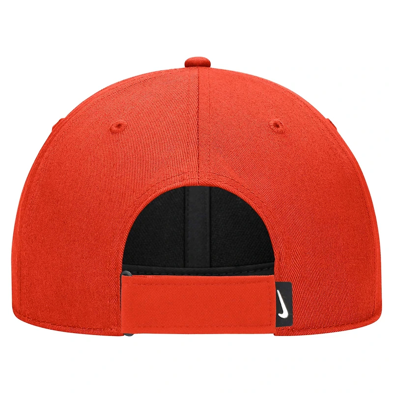 Youth Nike Orange Oklahoma State Cowboys 2024 Sideline Club Adjustable Hat