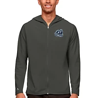 Men's Antigua Charcoal Old Dominion Monarchs Legacy Full-Zip Hoodie