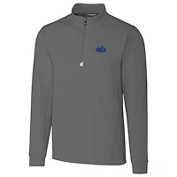 Veste à enfiler zippée quart de tour pour homme, style coupe-vent gris Old Dominion Monarchs, College Vault Traverse, grande taille