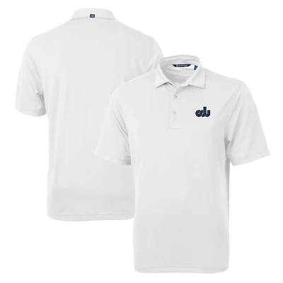 Polo recyclé en piqué écologique pour homme Cutter & Buck White Old Dominion Monarchs Team Virtue Big Tall