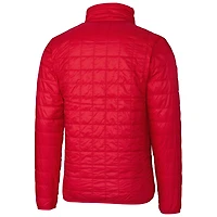 Coupeur et Buck Rouge Ole Miss Rebels Logo de l'équipe principale Rainier PrimaLoft Eco Doudoune isolée entièrement zippée