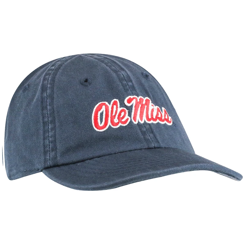 Casquette Mini Me Victory Flex pour bébé Top of the World Navy Ole Miss Rebels