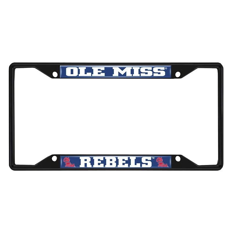 Cadre de plaque d'immatriculation des Ole Miss Rebels