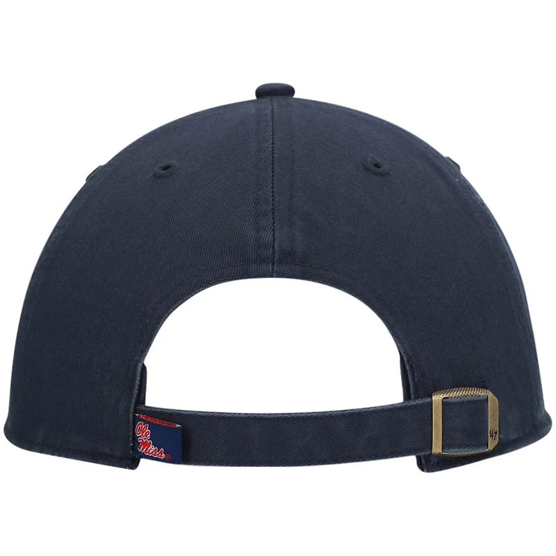Men's '47 Navy Ole Miss Rebels Clean Up Adjustable Hat